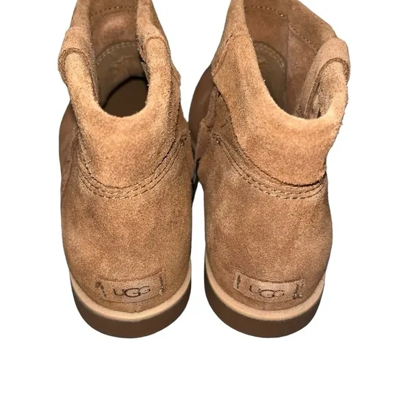 NEW UGG Tan Suede Josefene Cuff Booties Boots size 6.5