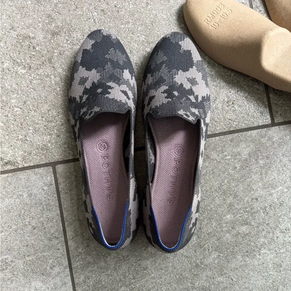 NEW UNWORN Rothy's Women's Loafers in Grey Bontanicamo, Size 10