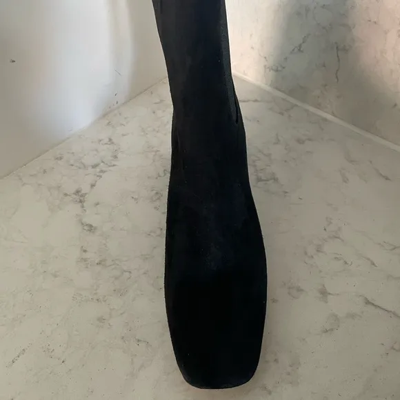 New! Vince‎ Kimmy Bootie Black Suede Leather Sz 9 $395