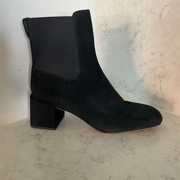 New! Vince‎ Kimmy Bootie Black Suede Leather Sz 9 $395