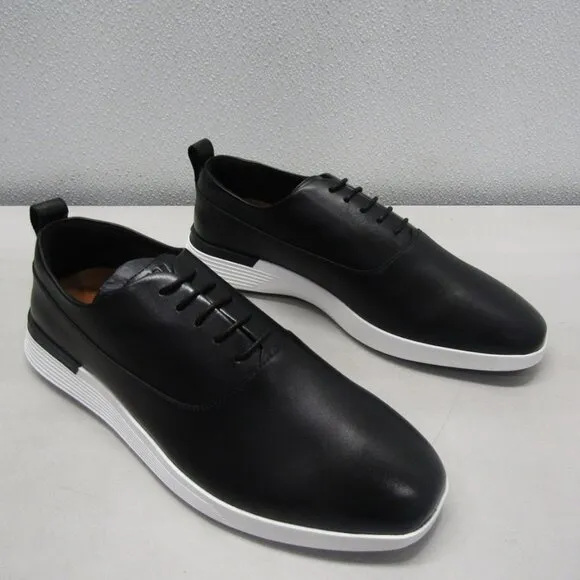 NEW WOLF &amp; SHEPHERD Men’s Oxford Crossover Longwing Black/White – Size 7.5