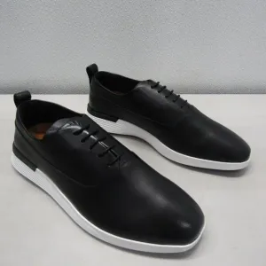NEW WOLF &amp; SHEPHERD Men’s Oxford Crossover Longwing Black/White – Size 7.5