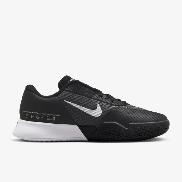 [NEW] Women's Nike Zoom Vapor PRO 2 HC Tennis Shoes Black DR6192-001