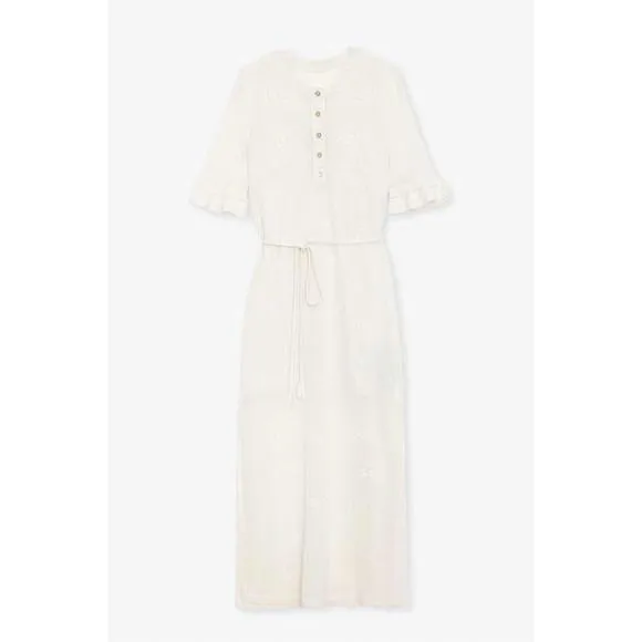NEW ZADIG &amp; VOLTAIRE salmy wings knit dress in ecru
