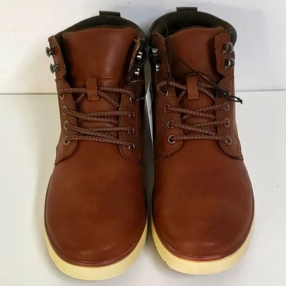 NEW! Men's Goodfellow Maxwell Brown High Top Lace-Up Sneaker Boots