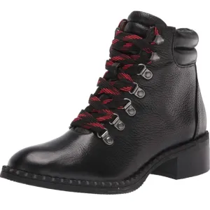 NIB 7.5 Black Gentle Souls Kenneth Cole Brooklyn Lace Up Ankle Boot