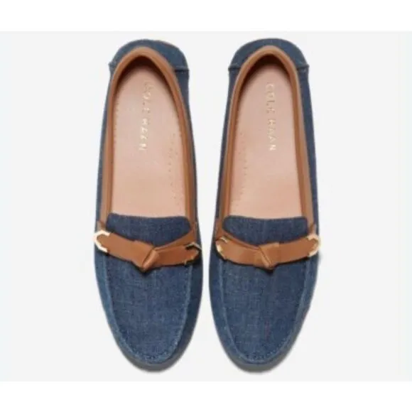 NIB Cole Hann Women's Evelyn Bow Driver Shoes Size 6