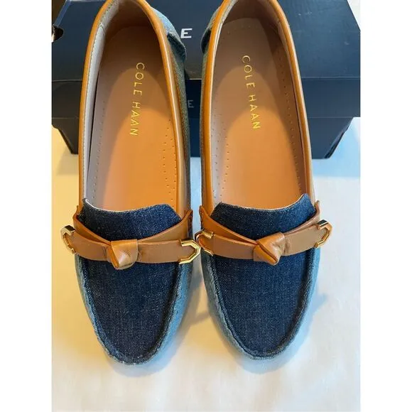 NIB Cole Hann Women's Evelyn Bow Driver Shoes Size 6