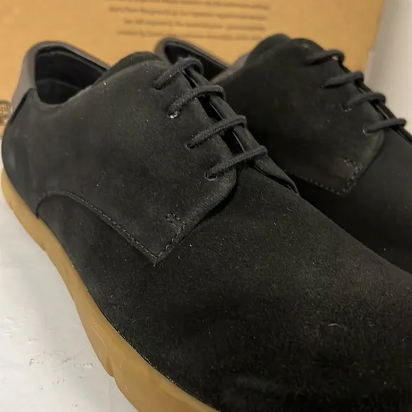 NIB - Kalso Earth Men's Dawson Black Leather Suede Negative Heel - Size 10