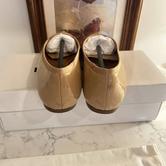 NIB Rebecca Allen Woman’s The Skim Nude IV Slip On Flats Shoes Size 7.5