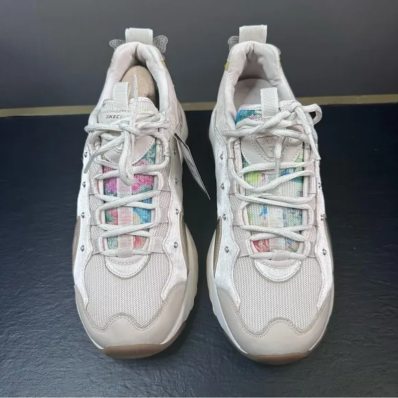 NIB Skechers Premium Heritage D'Lites 3.0 Air Sparkling Lady Butterfly Limited