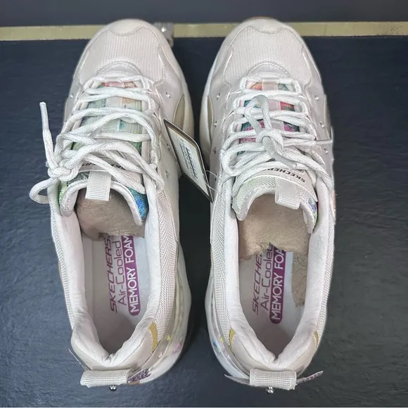 NIB Skechers Premium Heritage D'Lites 3.0 Air Sparkling Lady Butterfly Limited
