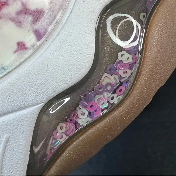 NIB Skechers Premium Heritage D'Lites 3.0 Air Sparkling Lady Butterfly Limited