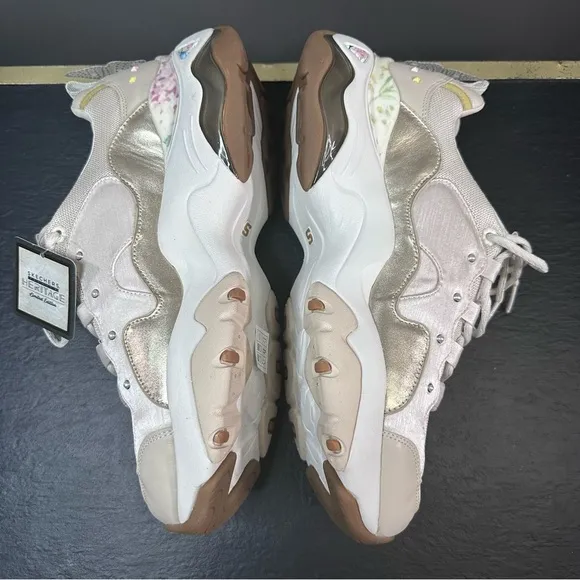 NIB Skechers Premium Heritage D'Lites 3.0 Air Sparkling Lady Butterfly Limited