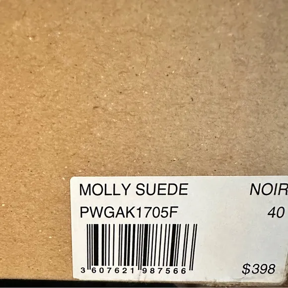 NIB Zadig &amp; Voltaire Women’s Molly Suede Boot (Noir) FR 40 (US 9) $398