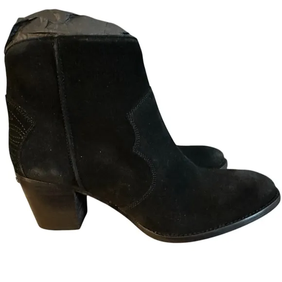 NIB Zadig &amp; Voltaire Women’s Molly Suede Boot (Noir) FR 40 (US 9) $398
