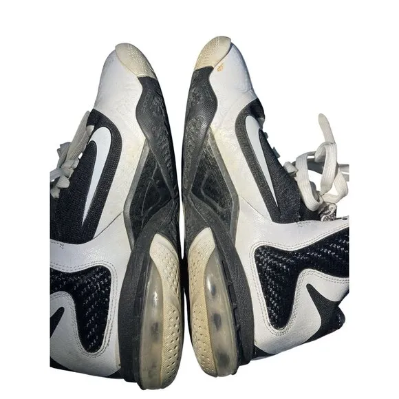 Nike 469764 LeBron 9 IX freegums  men's Size 7.5 Black White Basketball Shoes