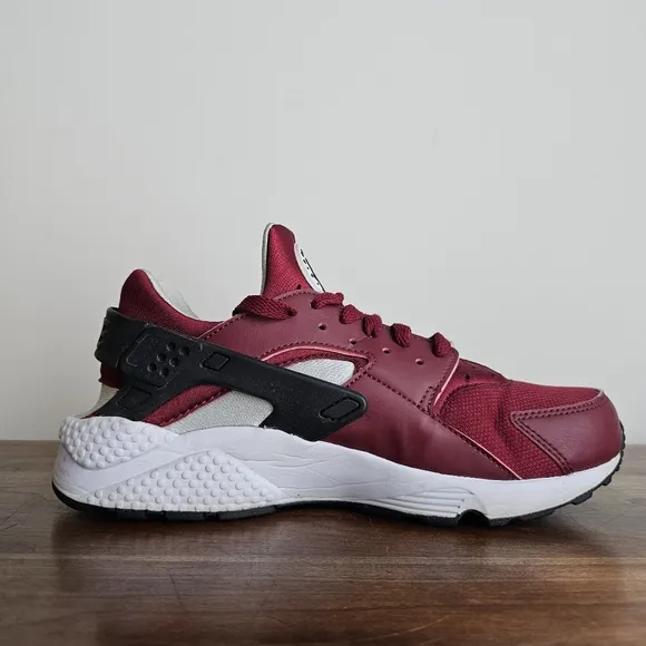 Nike Air 2016 Huarache Burgundy White Men’s Size 8.5 Sneakers 318429-603