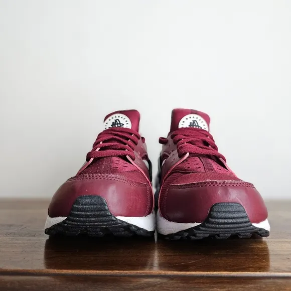 Nike Air 2016 Huarache Burgundy White Men’s Size 8.5 Sneakers 318429-603