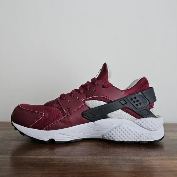 Nike Air 2016 Huarache Burgundy White Men’s Size 8.5 Sneakers 318429-603