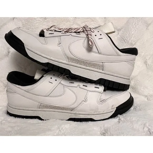 Nike Air Dunk Low Jumbo Phantom Black Mens 14 Casual Shoes Sneakers FB8894-002