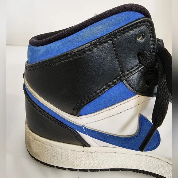 Nike Air Jordan 1 Mid GS 'Racer Blue' 2021 554725-140 Youth, sz 7Y