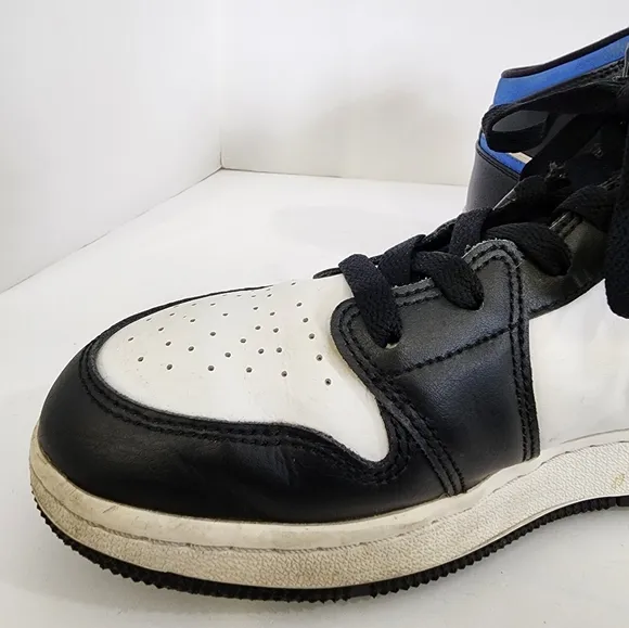 Nike Air Jordan 1 Mid GS 'Racer Blue' 2021 554725-140 Youth, sz 7Y