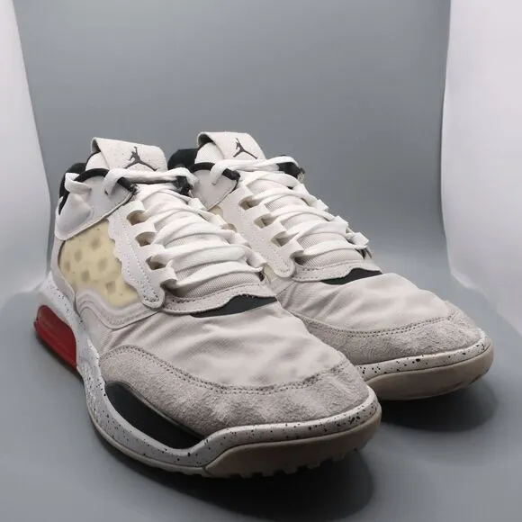 Nike Air Jordan Max 200 CD6105-100 White Basketball Shoes Sneakers Mens Size 11.