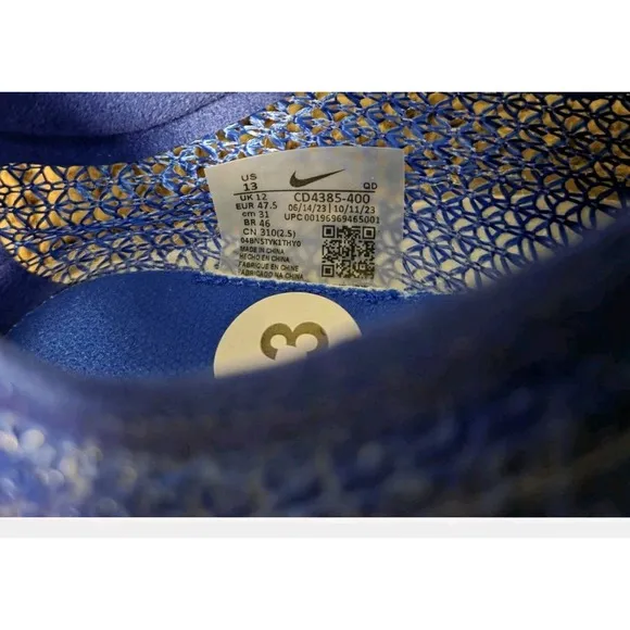Nike‎ Air Zoom Victory Eliud Kipchoge Blue Track Spikes CD4385-400 Men's 13