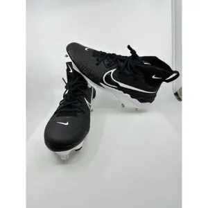 Nike Alpha Huarache NXT Black White Baseball Cleats DJ6517-001 Mens Size 13