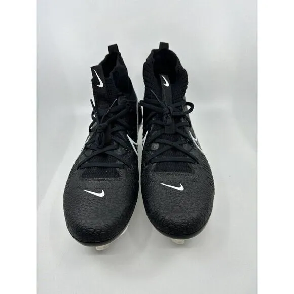 Nike Alpha Huarache NXT Black White Baseball Cleats DJ6517-001 Mens Size 13