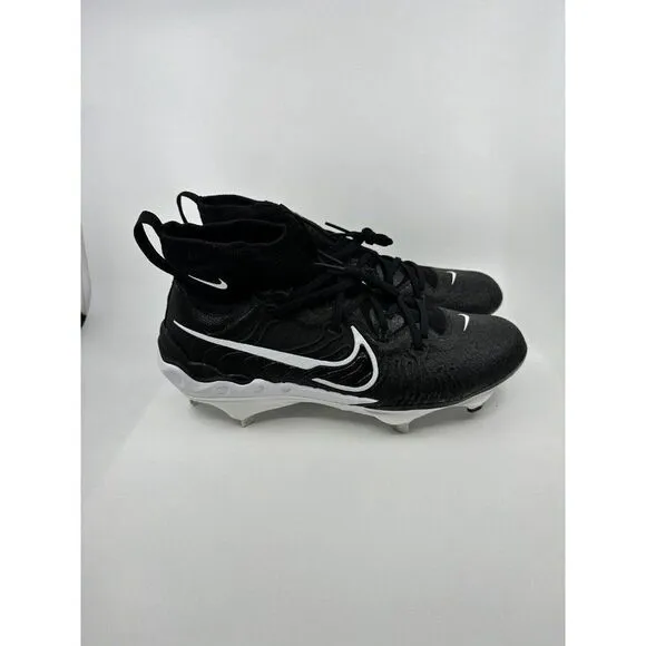 Nike Alpha Huarache NXT Black White Baseball Cleats DJ6517-001 Mens Size 13