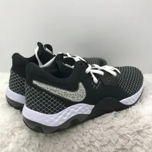 Nike Basketball Shoes Mens 10 Renew Elevate II Black White‎ Athletic Lightweight