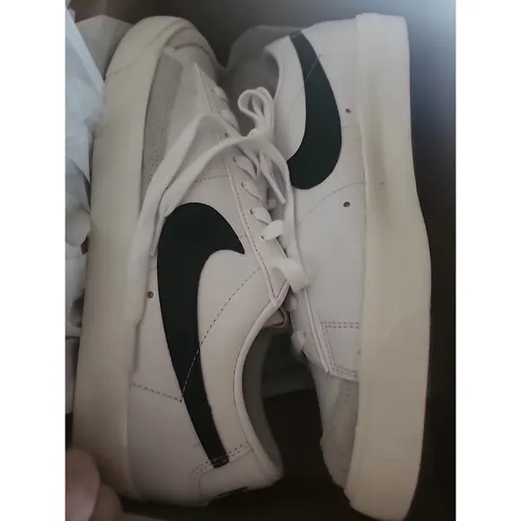 Nike Blazer Low 77 Vintage White Sail Black Men's Sneakers Sz 10 New NIB