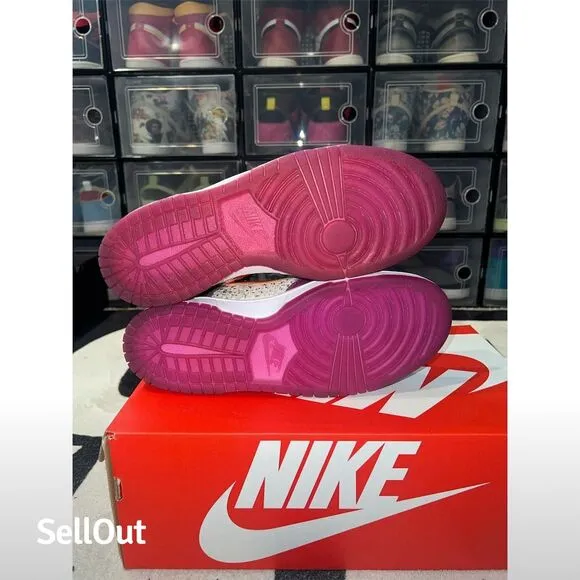 Nike Dunk Low 6.0 Sneakers Unisex Size 9W/7.5M Purple Orange Casual