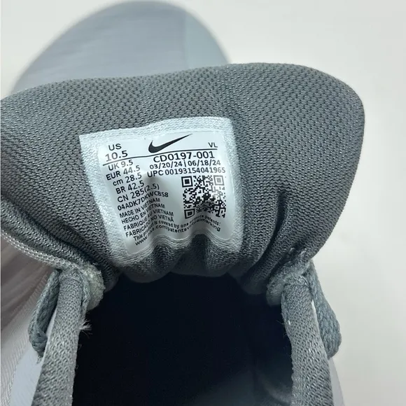 Nike Flex Control TR4 Mens 10.5 Gray Running Athletic Shoes Sneakers CD0197-001