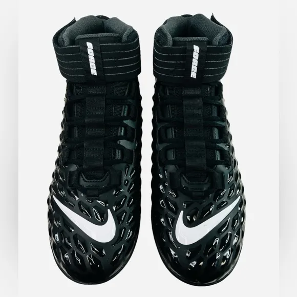 Nike Force Savage Pro 2 Football Cleats Black AH4000-002 Men’s Size 9