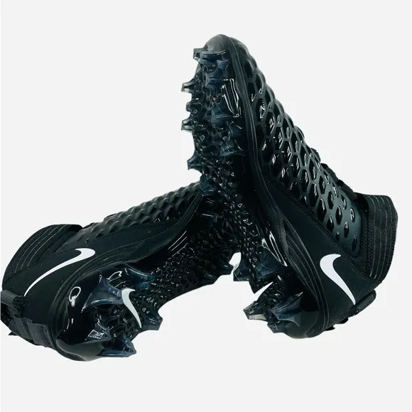 Nike Force Savage Pro 2 Football Cleats Black AH4000-002 Men’s Size 9