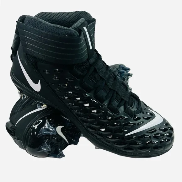 Nike Force Savage Pro 2 Football Cleats Black AH4000-002 Men’s Size 9