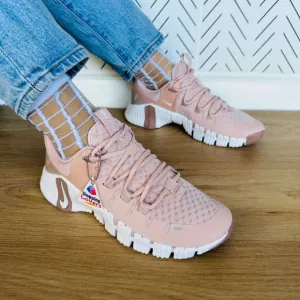 ⭐Nike Free Metcon 5 Pink Oxford Sz 8 Womens Training Shoes Dusty Pink DV3950-600