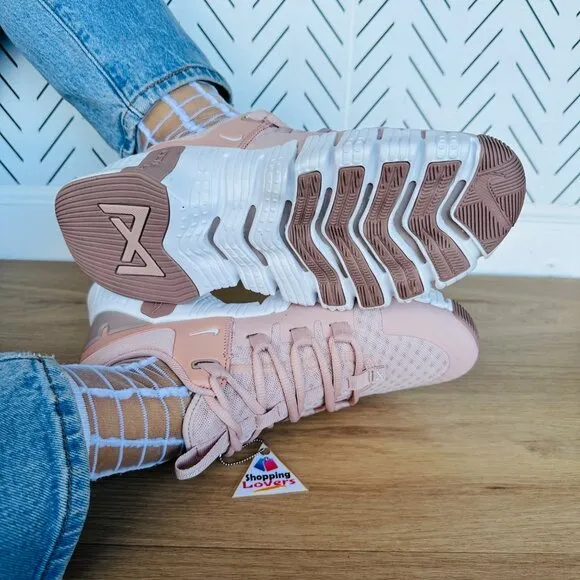 ⭐Nike Free Metcon 5 Pink Oxford Sz 8 Womens Training Shoes Dusty Pink DV3950-600