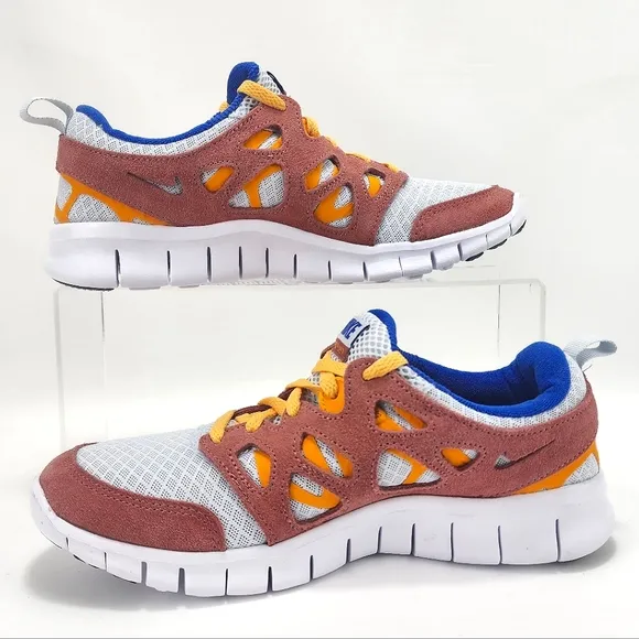 NIKE FREE RUN 2 - Multi-color, size 8.5 Women/7 youth