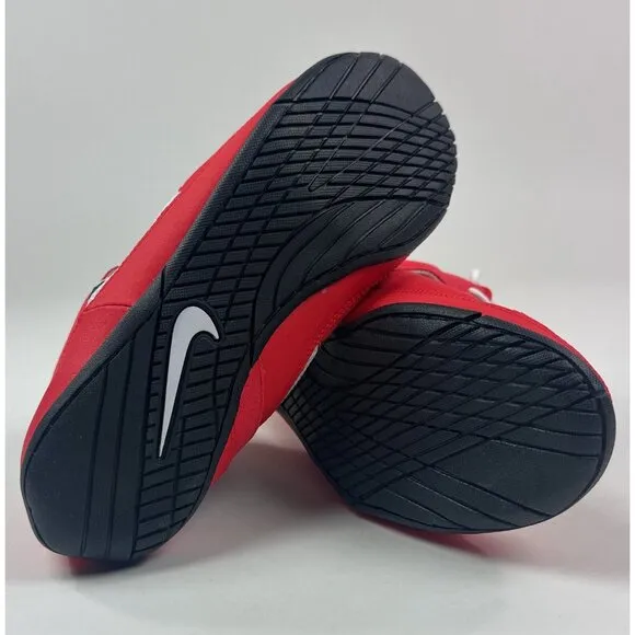 Nike Fury Mens 9 Wide Red Black Boxing Wrestling MMA High Top Shoes AO2416-601