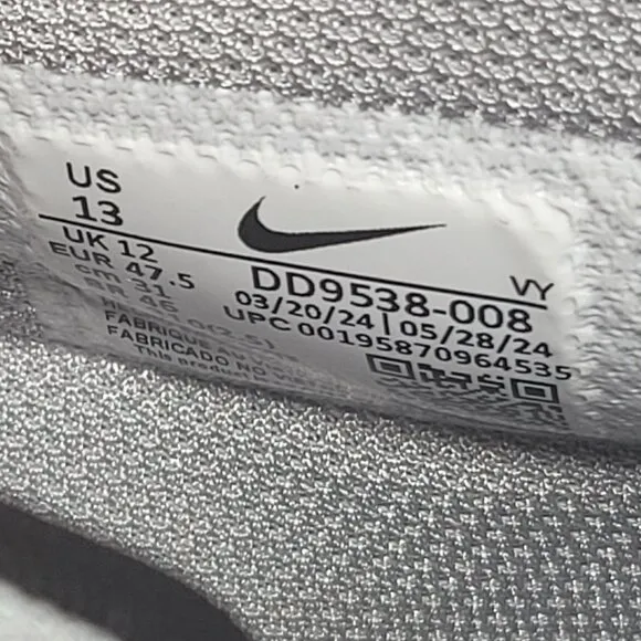 Nike KD Trey 5 X Men's Gray Basketball Shoes DD9538-008 US Size 13 NWB