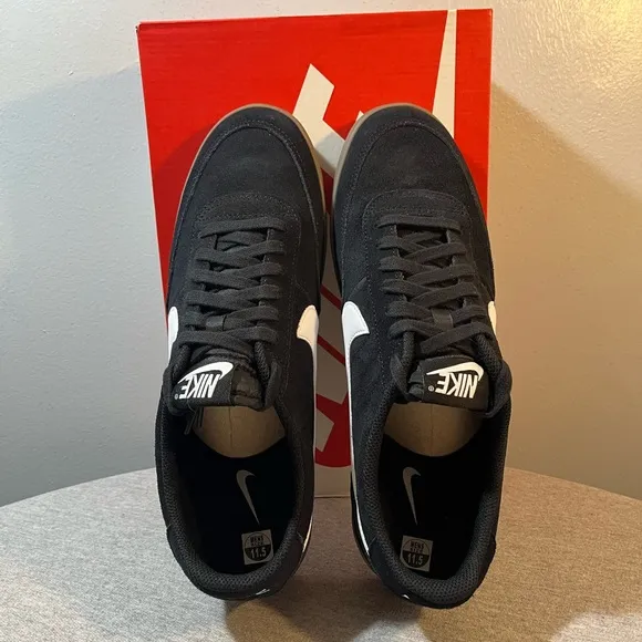 NIKE Killshot 2 Black/Gum Medium Brown Sneaker Men's Shoe Size 10 FQ8903-002