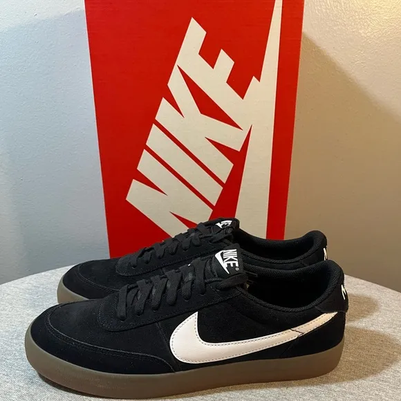 NIKE Killshot 2 Black/Gum Medium Brown Sneaker Men's Shoe Size 10 FQ8903-002