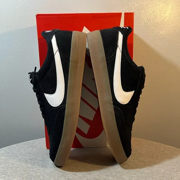 NIKE Killshot 2 Black/Gum Medium Brown Sneaker Men's Shoe Size 10 FQ8903-002