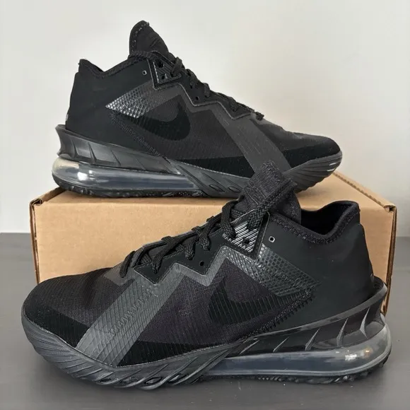 Nike Lebron 18 XVIII Mens 8.5 Shoes Black CV7562-004 Basketball Sneaker