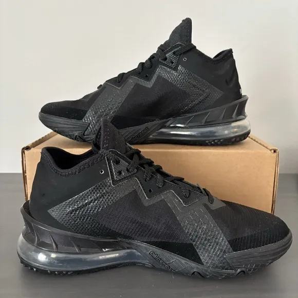 Nike Lebron 18 XVIII Mens 8.5 Shoes Black CV7562-004 Basketball Sneaker