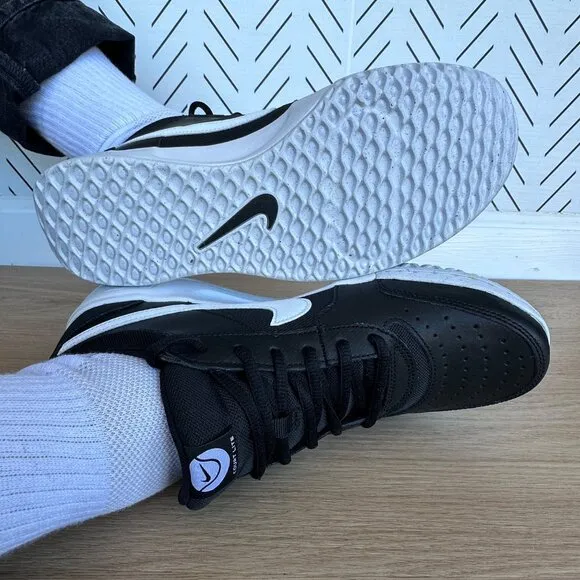 🤩Nike Men Comfy Shoes Court Zoom Lite 3 8.5 Hard Court Tennis DH0626-010 Black